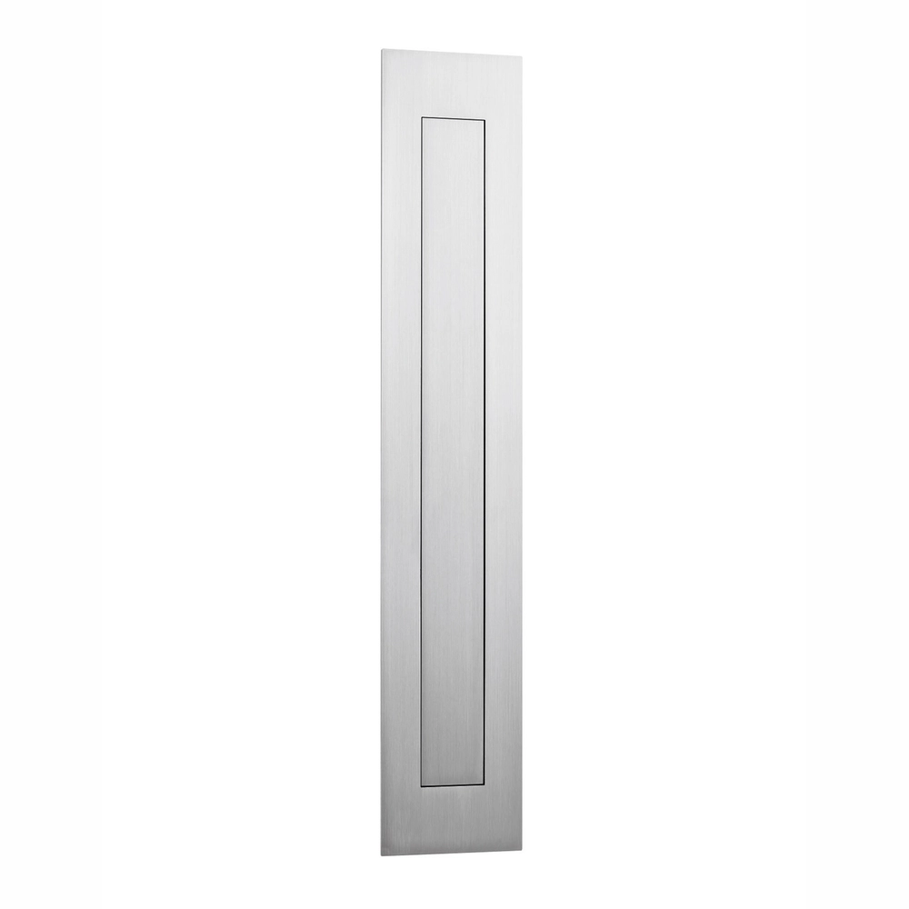 Puxador retangular deslizante para portas de madeira com mola - 300 x 55 mm JNF-IN.16.406