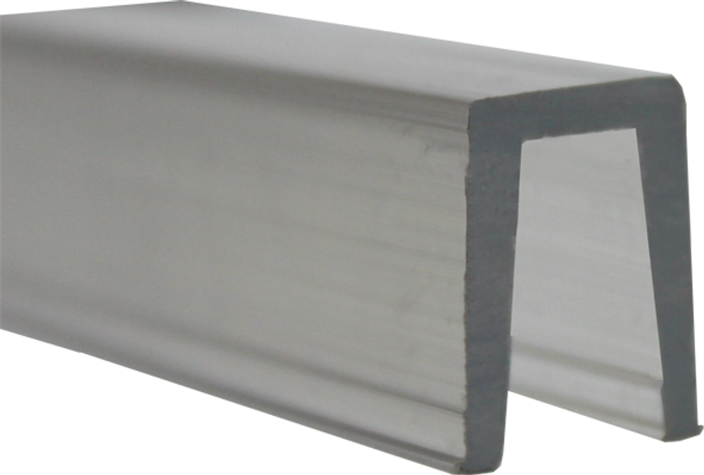 Perfil inferior para porta de madeira (PVC),